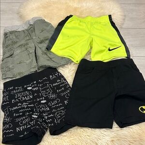 Nike Batman Oshkosh Kids Bright Yellow and Black Green Shorts